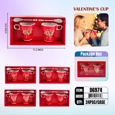 D6974, VALENTINE MUG SET, 887257569746