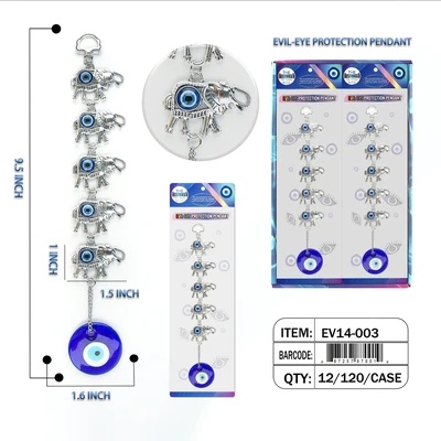 EV14-003, EVIL-EYE PROTECTION PENDANT, 887257870019