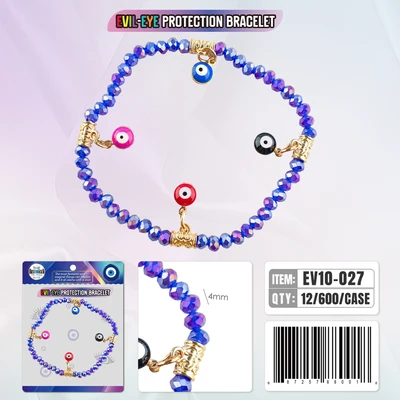 EV10-027, Evil Eye Bracelet Protection, 887257880018
