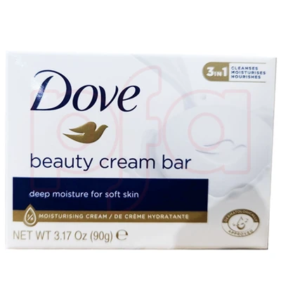 DS90-WB, Dove Soap 90g 3.17oz White, 8000700000005