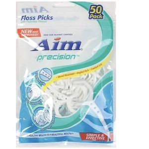 DF78109, Aim Floss Picks 50 Count, 672935781097