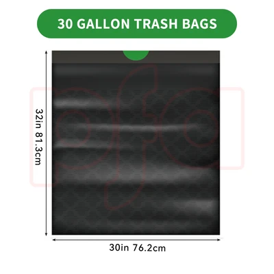 ST-30206, Drawstring Trash Bag Flex 30 Gal 78CT Black - Scotts, 191554302068