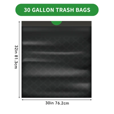 ST-30206, Drawstring Trash Bag Flex 30 Gal 78CT Black - Scotts, 191554302068