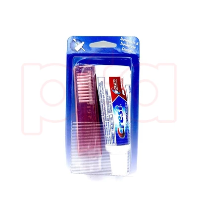 CR-SET85, Crest Regular Toothpaste&Travel Toothbrush (0.85oz), 655708119945