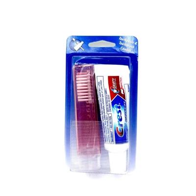 CR-SET85, Crest Regular Toothpaste&Travel Toothbrush (0.85oz), 655708119945