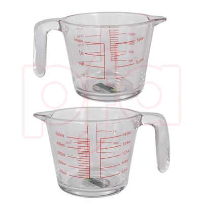 33159, Ideal Kitchen Glass Measuring Cup 16oz 1pk, 191554331594