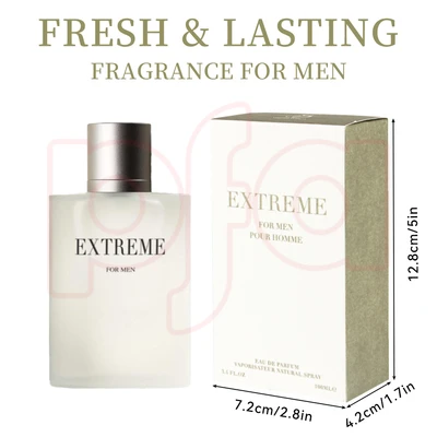 88207, Eau de Parfum 3.4 oz/100 ml Extreme for Men - United Scents, 191554882072