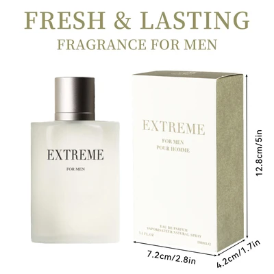 88207, Eau de Parfum 3.4 oz/100 ml Extreme for Men - United Scents, 191554882072