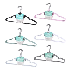 45029, Ideal Home White Velvet Hangers with Rose Gold Hooks 25PK, 191554450295