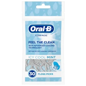 OB30FCM, Oral-B Floss Pick 30CT Icy Cool Mint, 300410100896