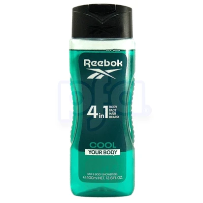 RBW400CYB, Reebok Body Wash 400ml Cool Your Body, 8436581947786