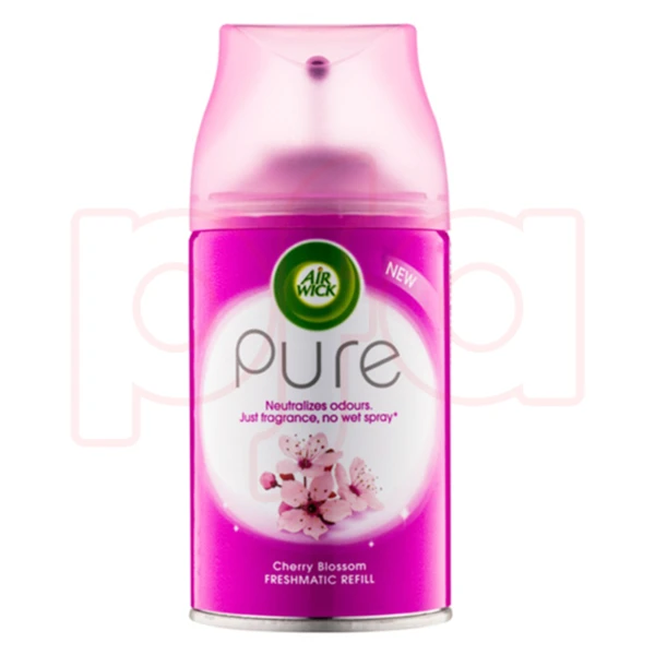AW250CB-4, Air Wick Freshmatic Refill 250ml 6.2oz Cherry Blossom, 5011417567036