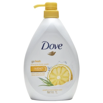 DBW1FE, Dove Body Wash 1L 33.8oz Fresh Energize, 8999999031046