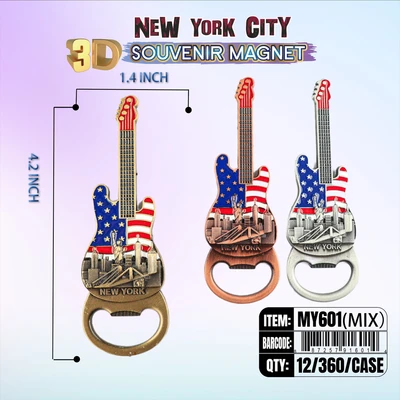 MY601, New York Souvenir M. Metal Magnet, 887257916014