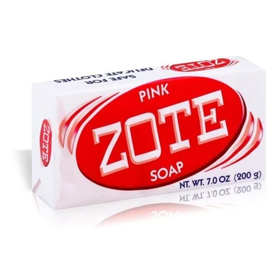 ZLB200P, Zote Laundry Bar Soap 200g Pink, 7501026005688