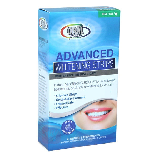 68053, Oral Fusion Advanced Whitening Stripes, 191554680531