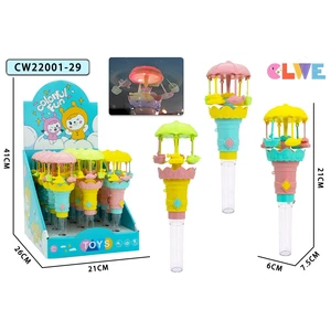 LETIME-MERRYGO, Letime Press Candy Toys 4g Light Up Merry Go Round