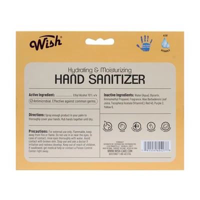 OL60427, Wish Easter Hand Sanitizer Spray 2-Pack Gift Set with Charms 1.5oz, 191554604278