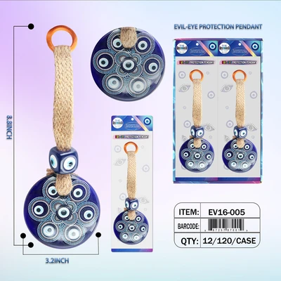EV16-005, EVIL-EYE PROTECTION PENDANT, 887257860010
