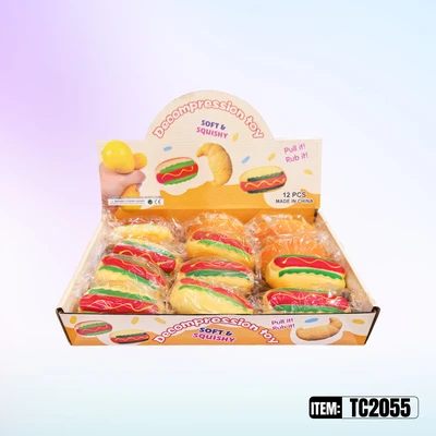 TC2055, Squishy  Hot Dog, 887258040558