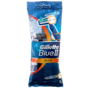 GB2-5, Gillette Blue II Blade 5PK Chromium, 3014260283254