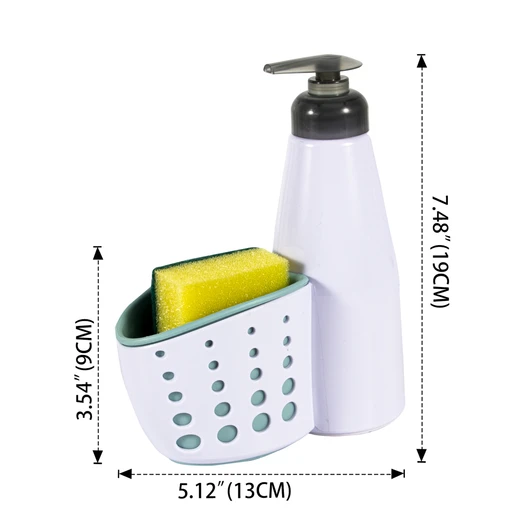 38122, Ideal Kitchen Soap Dispenser Set, 191554381223