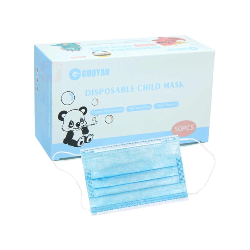 GuoYan Disposable Kid's Mask 50 Count GY-Y-015