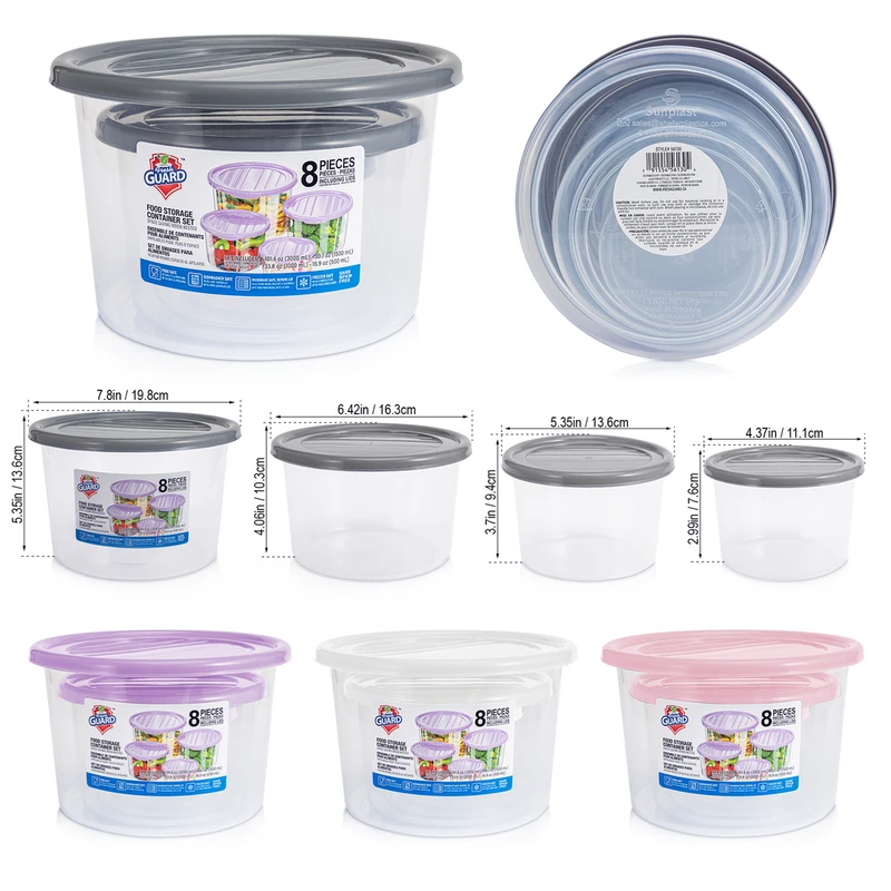 Fresh Guard Food Storage Container Set 4pcs