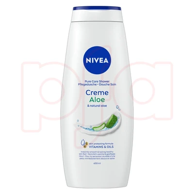 NBW650CA, Nivea Body Wash 650 Care & Aloe, 4006000095851