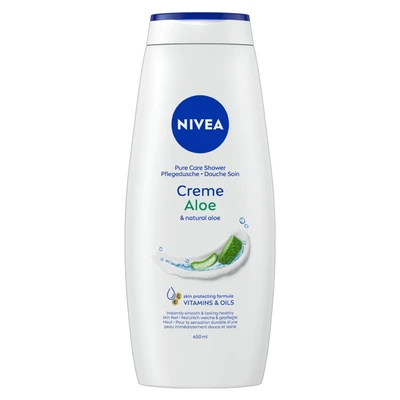 NBW650CA, Nivea Body Wash 650 Care & Aloe, 4006000095851