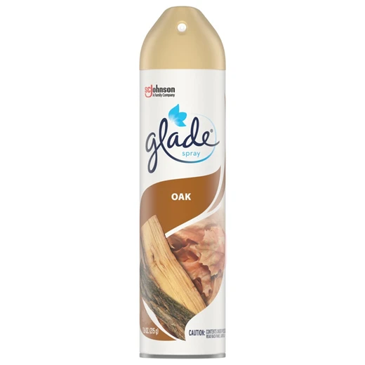 GA8OAK, Glade 7.6oz Aerosol Oak, 046500040344