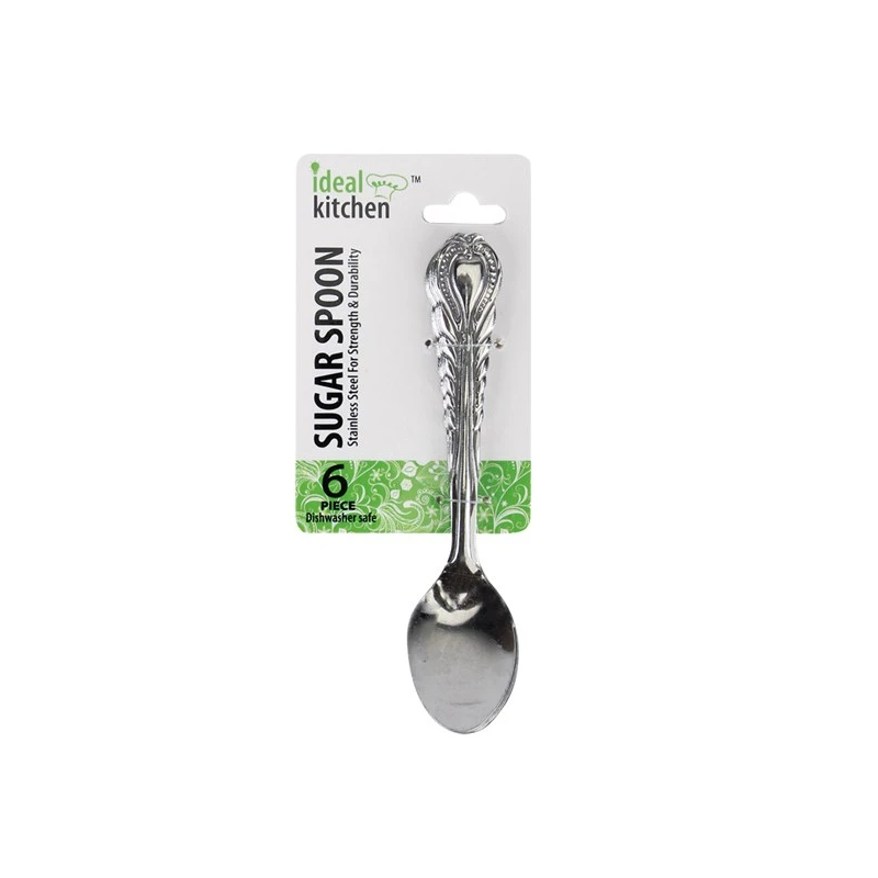 Ideal Kitchen Stainless Steel 6PK Sugar Spoon