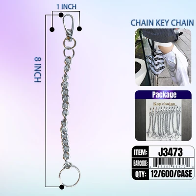 J3473, Key Chain & Steel Chain, 887257834738