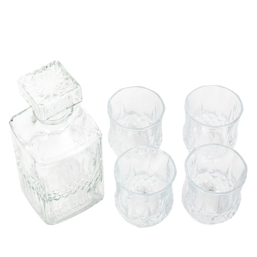 33185, Splash Decanter & Tumbler Set 5PK, 191554331853
