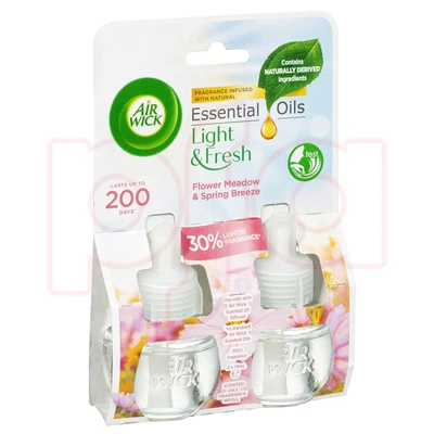 AWO2-FMSB, Air Wick Oil Refill 19mL 2 Pack Flower Meadow & Spring Breeze, 9300701790110