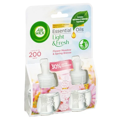 AWO2-FMSB, Air Wick Oil Refill 19mL 2 Pack Flower Meadow & Spring Breeze, 9300701790110