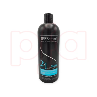 T28CR-2N1, Tresemme Shampoo 2 in 1 28oz / 828ml Clean and Replenish