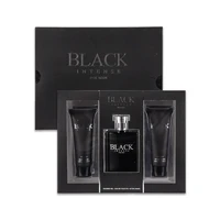 88521, Men's 3pcs Set Black Intense 80ml/2.8fl.oz After Shave + 50ml/1.7fl.ozEDT + 80ml/2.8fl.oz Shower Gel, 191554885219