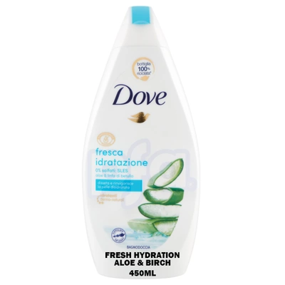 DBW450FHAB, Dove Body Wash 450ml Fresh Hydration Aloe & Birch, 8720181277252