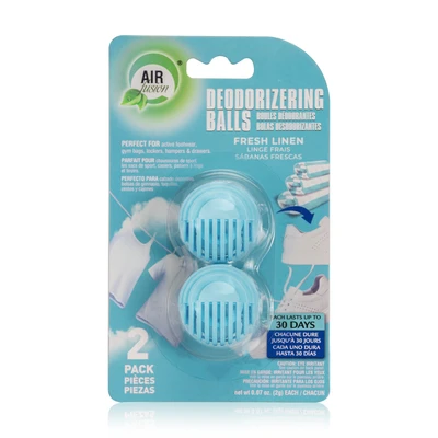 99888, Air Fusion Deodorizing Balls 2pk Fresh Linen, 191554998889