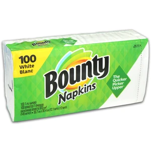 B100N, Bounty Napkin 100 Sheet, 037000348849