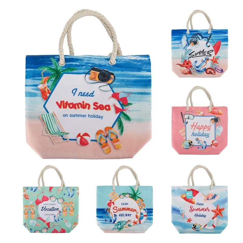 CC Summer Bag Assorted Beaches 17.7"x14.3"x5.3"
