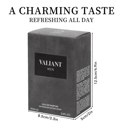 88282, Eau de Parfum 3.4 oz/100 ml Valiant Men for Men - United Scents, 191554882829