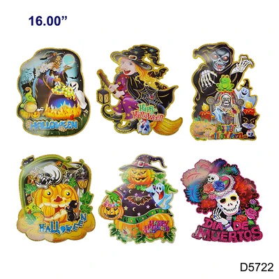D5722, HALLOWEEN STICKER