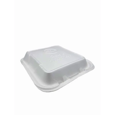 HC771F, HINGED CONTAINER 7X7 1 COMP BAGS 100CT