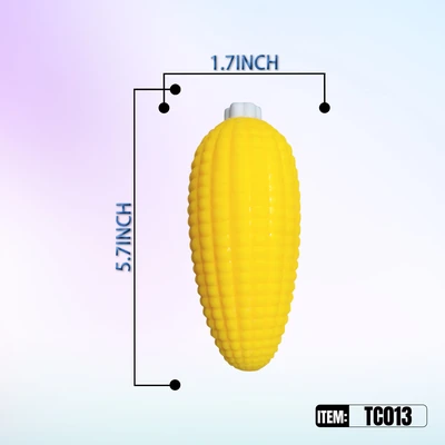 TC013, Squishy Flour Corn 4.5"x 2", 887258030139