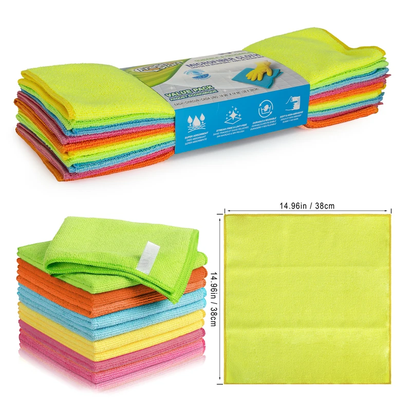 Fresh Start Microfibre Cloths 10PCK