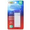 68076, Oral Fusion  Interdental Brush & Picks in Plastic Case 60PK, 191554680760