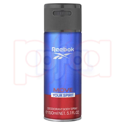 RBS150MYS, Reebok Body Spray Deodorant 150ml Move Your Spirit, 8436581946147