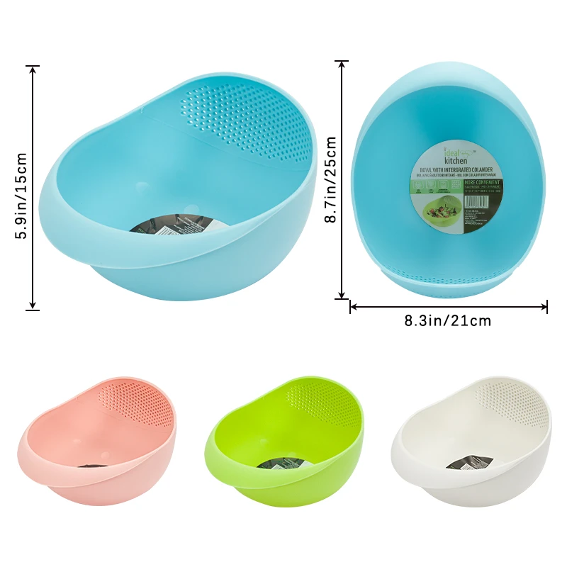 Ideal Kitchen Colander Bowl 9.8"x8.3"x5.9"